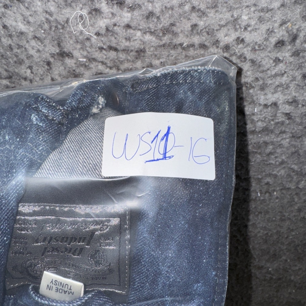 Vintage Y2K Diesel Distressed Denim Jacket in Blue Acid Wash Size XS - Picture 13 of 13